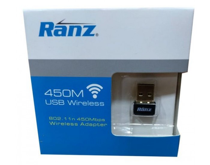 RANZ USB WIFI ADAPTER 450 MBPS (CP PLUS|DAHUA DVR SUPPORTED)